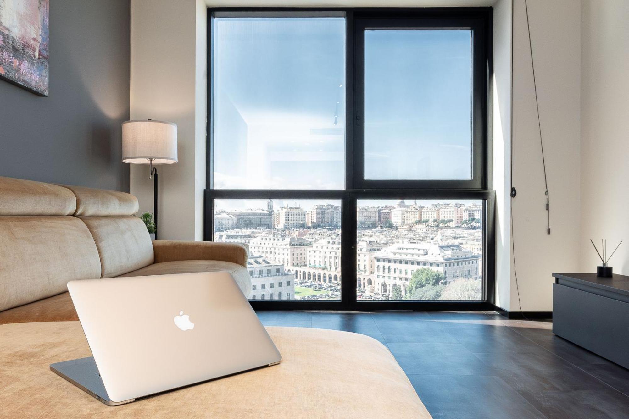 Free Parking In Luxury Suite With City View - Steps To Brignole Train Station 제노바 외부 사진