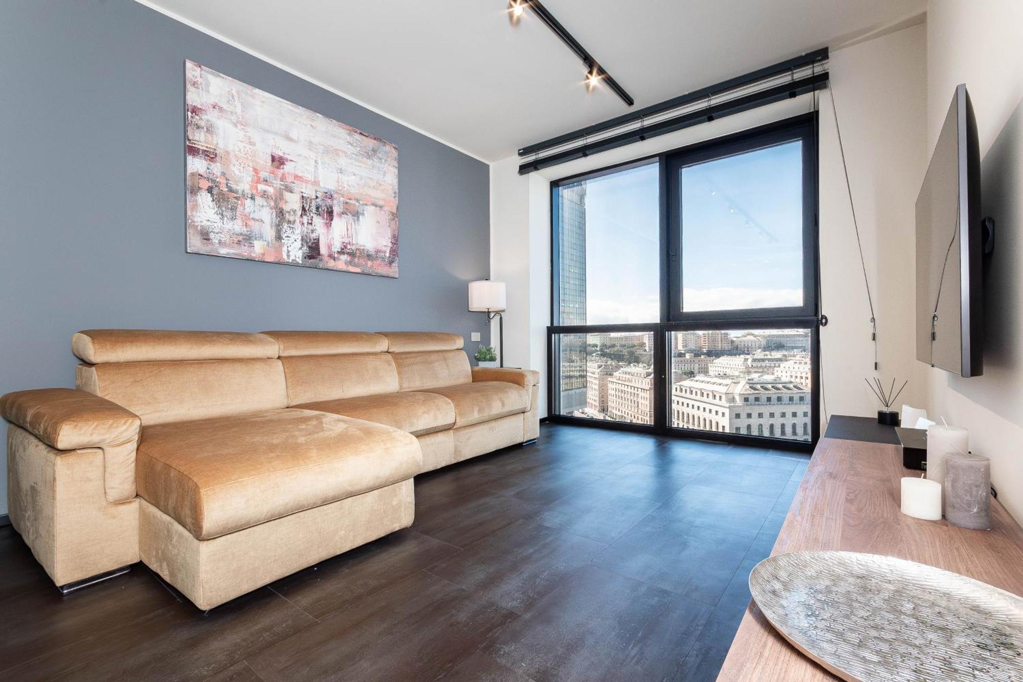 Free Parking In Luxury Suite With City View - Steps To Brignole Train Station 제노바 외부 사진