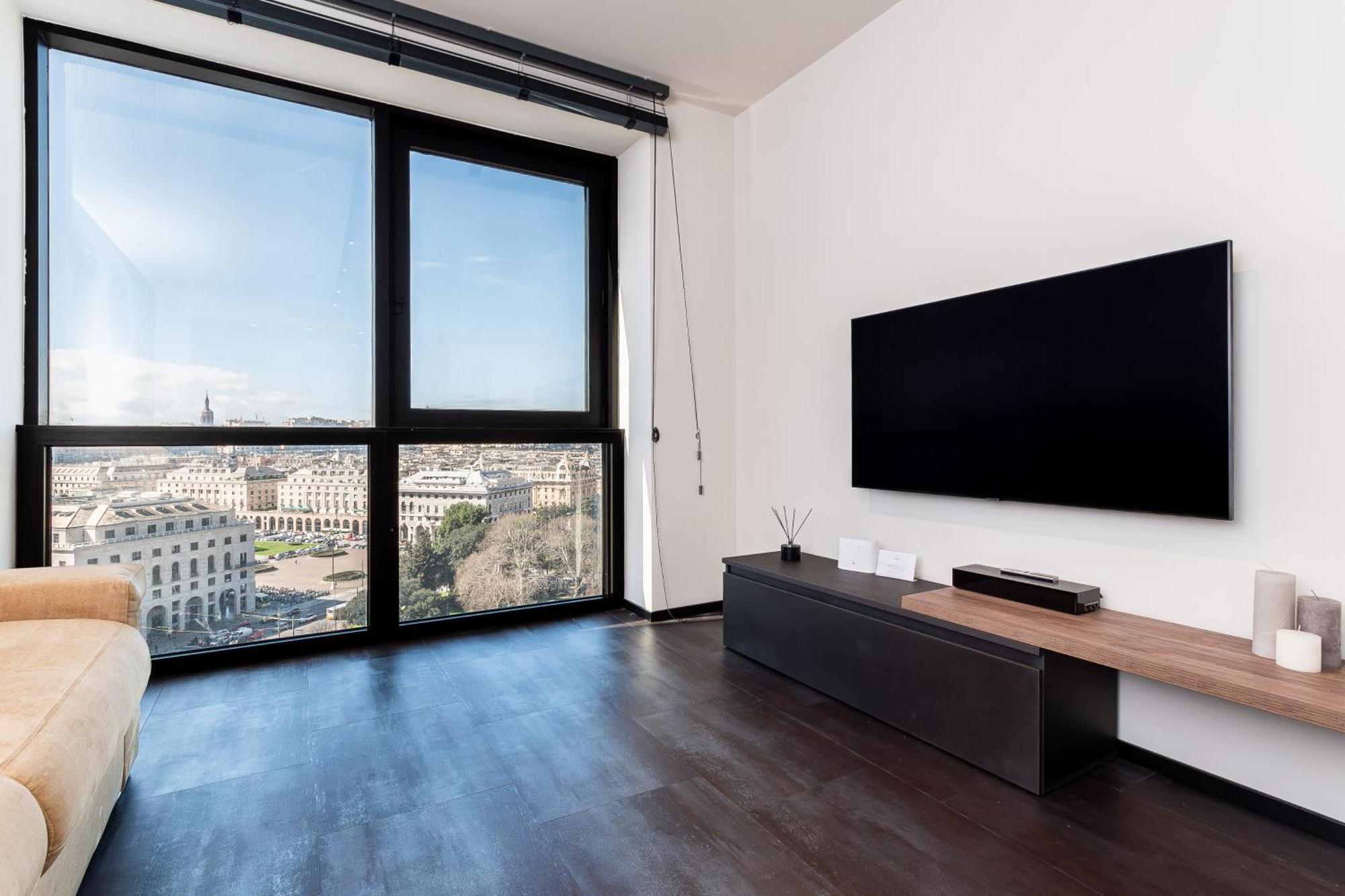 Free Parking In Luxury Suite With City View - Steps To Brignole Train Station 제노바 외부 사진